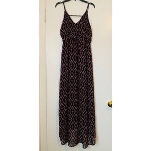 Patterned maxi dress